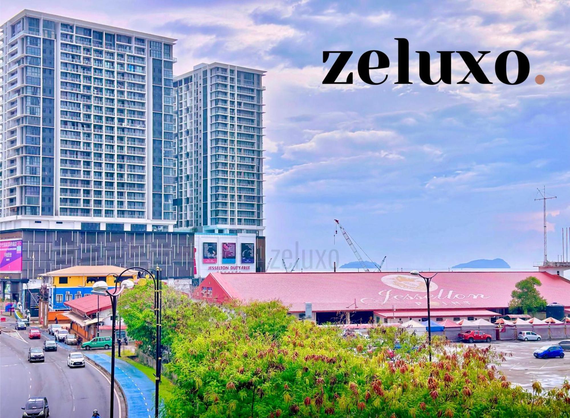#6 Jesselton Quay City Pads Seaview By Zeluxo Kota Kinabalu Exteriör bild