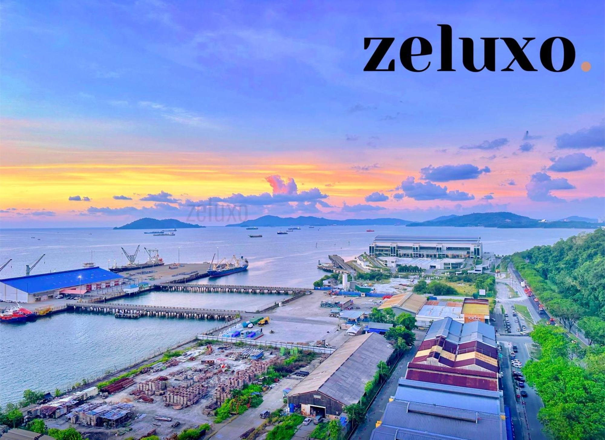 #6 Jesselton Quay City Pads Seaview By Zeluxo Kota Kinabalu Exteriör bild