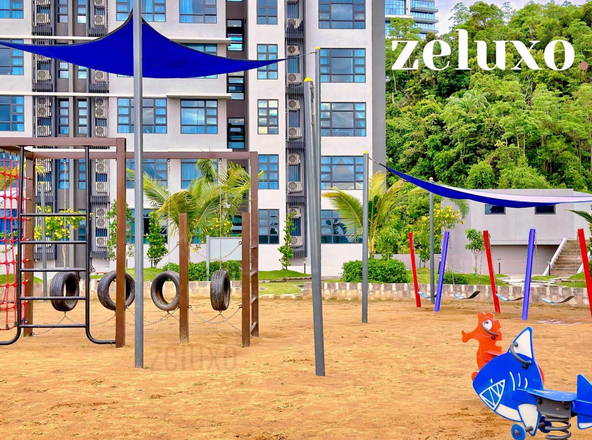 #6 Jesselton Quay City Pads Seaview By Zeluxo Kota Kinabalu Exteriör bild