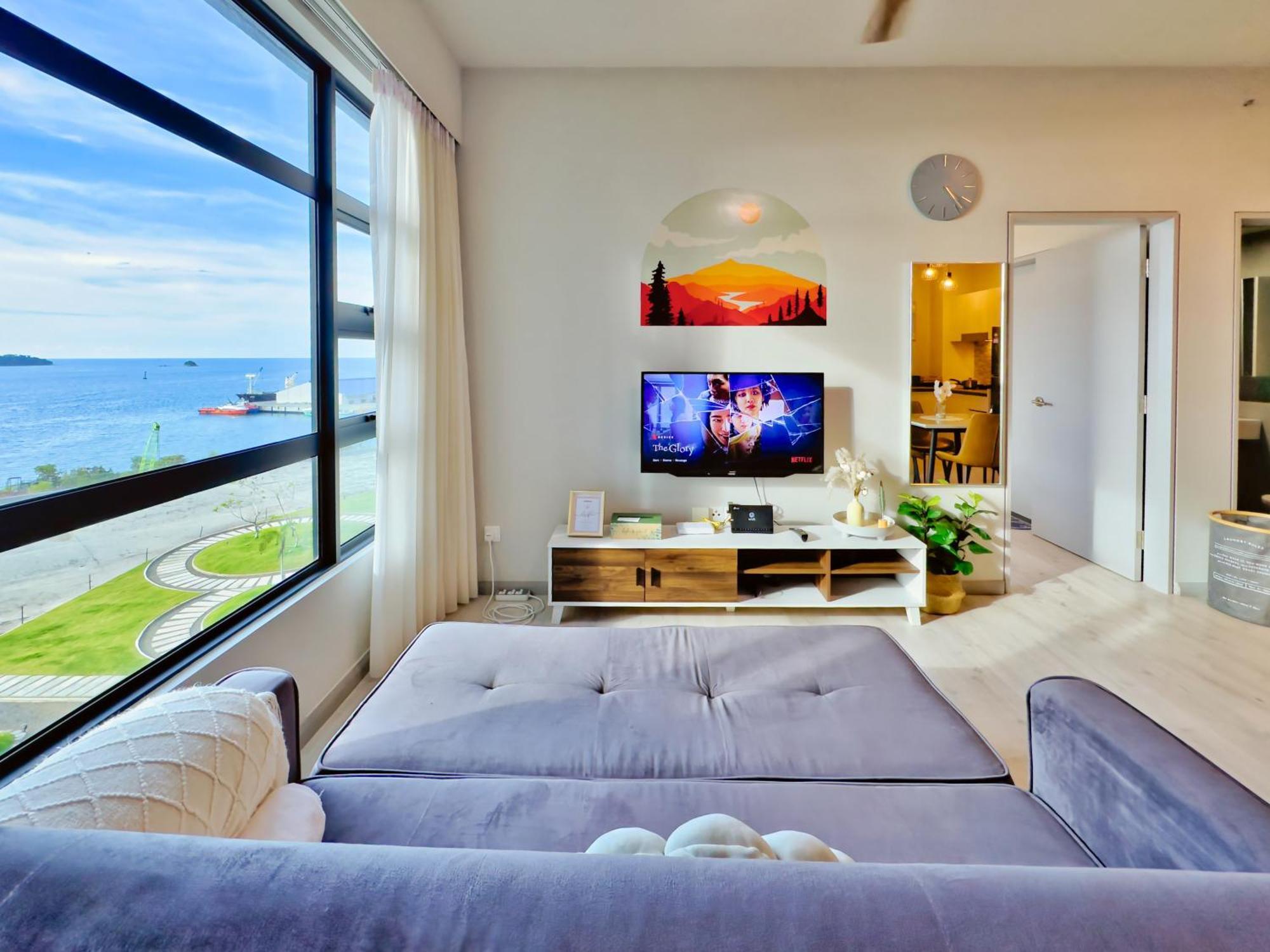 #6 Jesselton Quay City Pads Seaview By Zeluxo Kota Kinabalu Exteriör bild