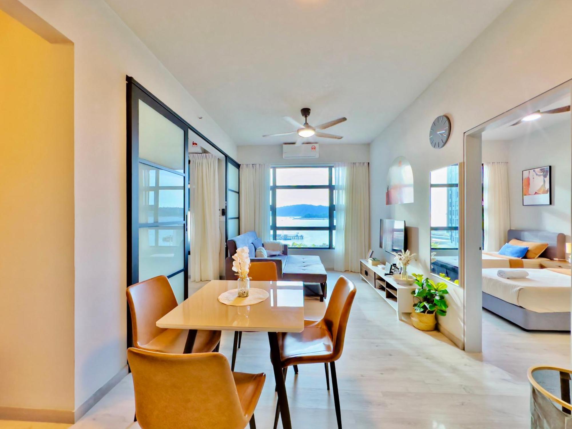#6 Jesselton Quay City Pads Seaview By Zeluxo Kota Kinabalu Exteriör bild